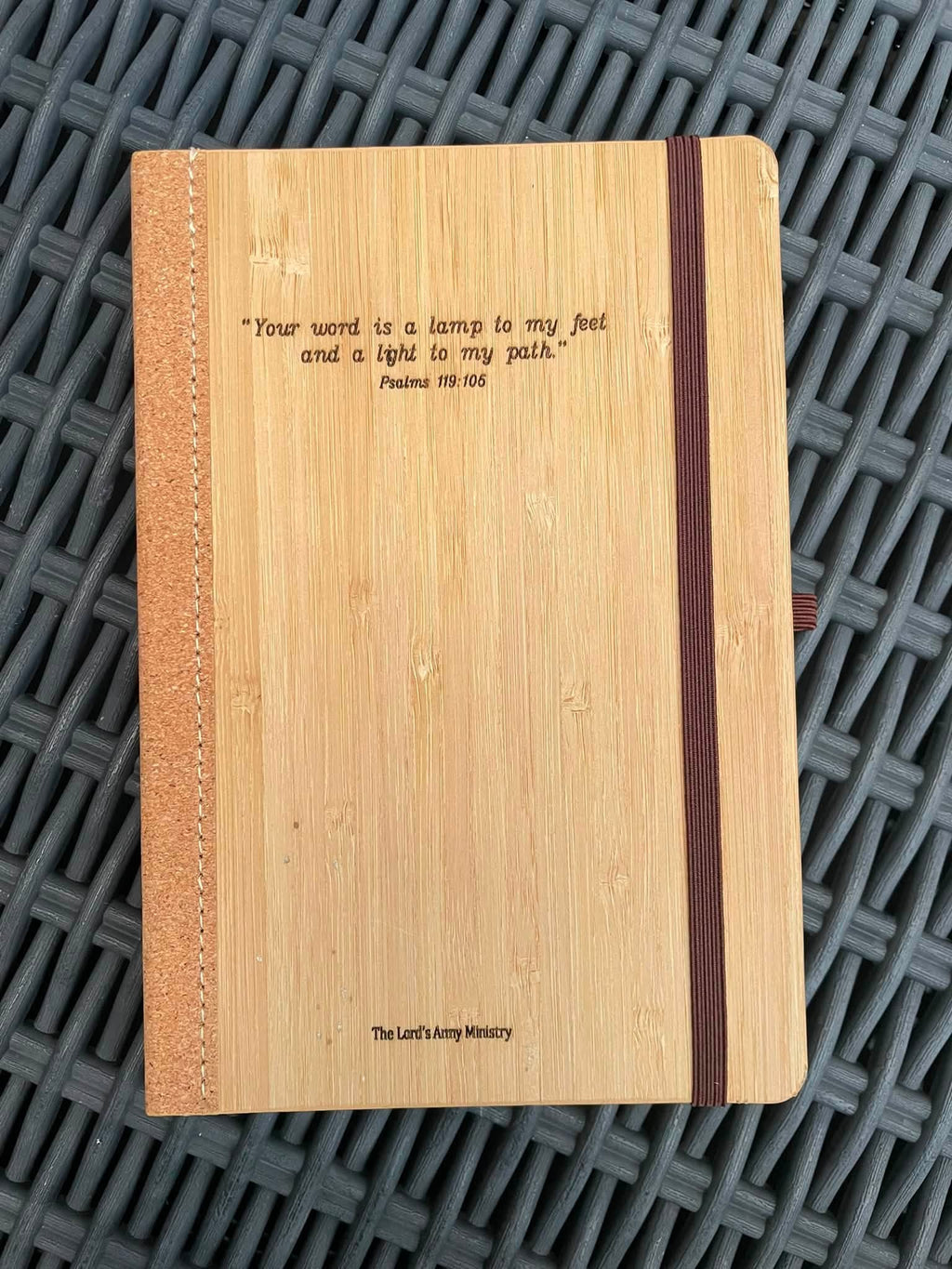 Bamboe schrift met persoonlijke naamgravure
