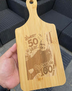 Bamboe snijplank met persoonlijke gravure