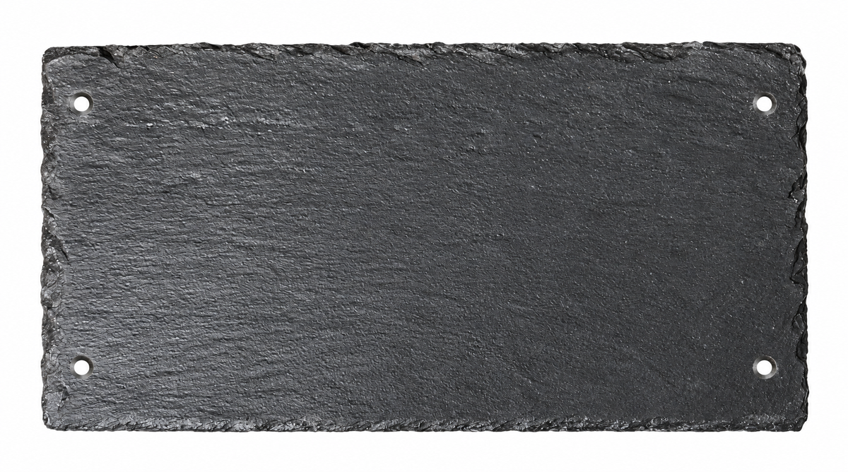 Leisteen huisnummerbord met gravure